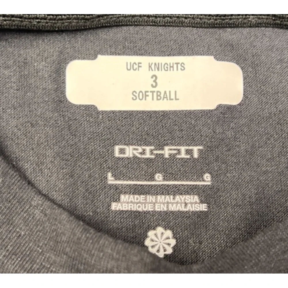 Nike Dri-Fit University of Central Florida UCF Softball T Shirt Adult Large Tee